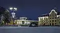 Krasna Square snowed during the Xmas time