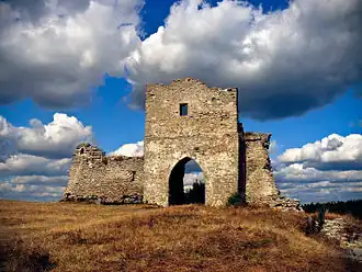 Photo of Kremenets Castle.
