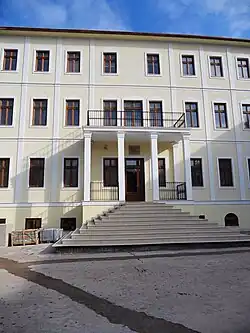 The entrance
