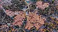 An aerial short of the old town.