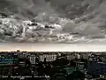 At 8:28 am on the 8th of Baishakh, 1432, the moment before the month's rainfall in Bangladesh.