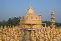 A view of the domes in closer detail.