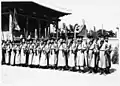 Hanfu worn during a ceremony at Jinzhou Confucian Temple.