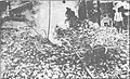 Ruins after burning of the city