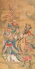 Five of the Chinese constellations, Baoning Temple, Ming Dynasty.