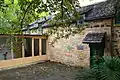 Courtyard at rear of a cottage