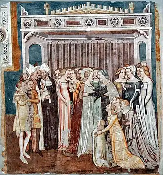 Stories of Saint Ursula - Orsola's farewell to her mother - Civic Museum, Treviso