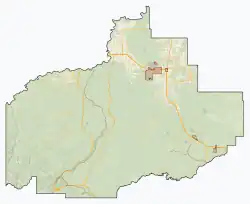 Grande Cache is located in M.D. of Greenview