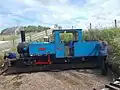 Alan Keef 2-6-0TT "Bunty" being turned on the turntable at Etal Station