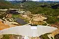 Aerial view of dam, 2014