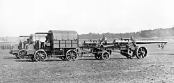 A 155 Mle 1916 in Paris on Bastille Day 1920.