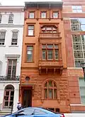John Converse House (1897), 1610 Locust St., Philadelphia, exterior stonework