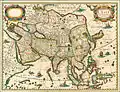 Carte de l'Asie