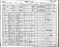 (Fourth Census of Canada, 1901) Manitoba Province, District No. 12 Winnipeg, S. District No. 6, Ward 5, Page 9 (Lines 33, 34, and 35)