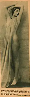Elena Meade, model, 1926