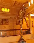 2015 image of Mercury, copied from Giambologna, 1933