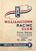 1947 WRC J.J.Liston Stakes racebook front cover