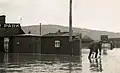 1947 flood in Monnow Street
