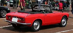 1966 Honda S800 rear