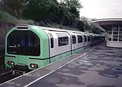 The green prototype at South Ealing.