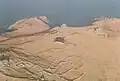 The island as seen from the air in 1987