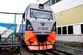 2ES10 "Granit" (2010-current)- eight-axle articulated trucks DC electric locomotives with asynchronous traction drive. Design developed by the Department of Research and Development, Ural Locomotives and Siemens.