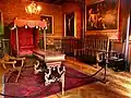 Bedroom with 17th-century Spanish furniture