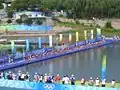 The start of the swimming