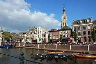 Docks in the city center