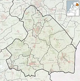 Exloo is located in Drenthe