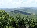 The Ebersberg (Wasgau Felsenland): view from the Rehberg
