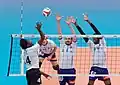 Image 16Play in progress: Final of the Volleyball French Cup, 2013