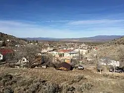 View of Pioche, looking northeastward