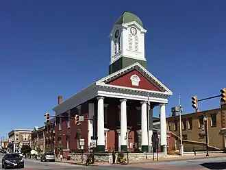 The Jefferson County Courthouse in Charles Town