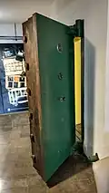 Safe door in the basement