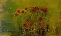 Poppies, oil on panel, 11 × 18&nbsp;cm (4.3 × 7.1 in)