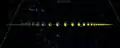2017 QP1's path in the sky during flyby, seen from the center of the Earth