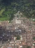 La Ceja from the air