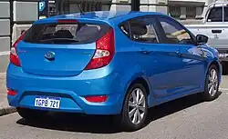 Rear view (hatchback) (Australia)