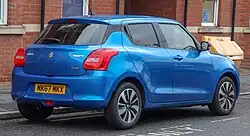 2nd gen Suzuki Swift in pakistan (3rd gen Internationally)