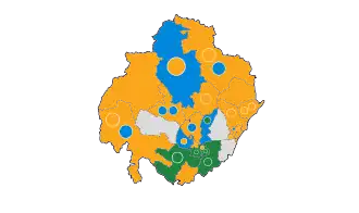2023 results map