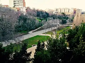 Partial view of the park.