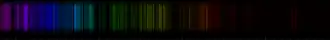 Color lines in a spectral range