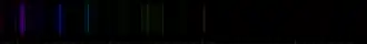 Color lines in a spectral range