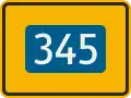 Bypass route sign (Slovakia)