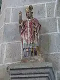 Saint Hervé with wolf