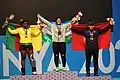 Women 87 kg medal ceremony