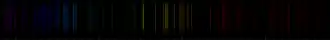 Color lines in a spectral range