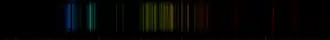 Color lines in a spectral range