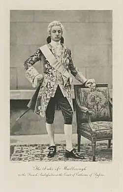 The Duke of Marlborough as the French Ambassador to the Court of Catherine the Great